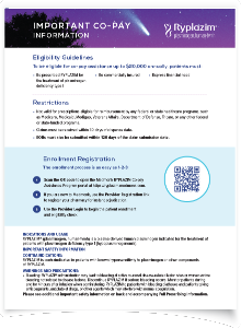 RYPLAZIM Co-Pay Information