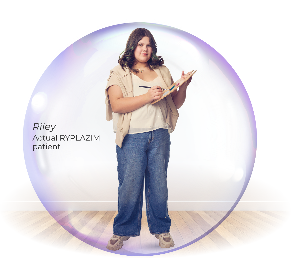 Ryplazim patient, Riley